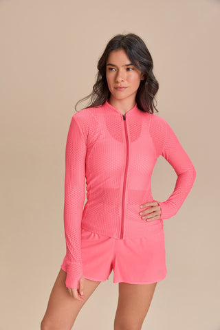 Effect Texture Run Jacket