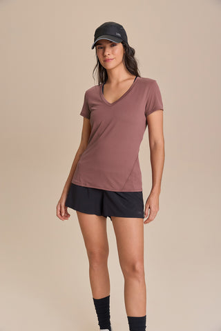 Action Side V-Neck T-Shirt