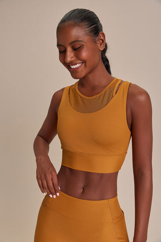 Cross Upfit Tule Bra