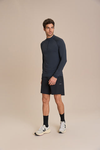 Harmony LS Raglan Zip T-Shirt