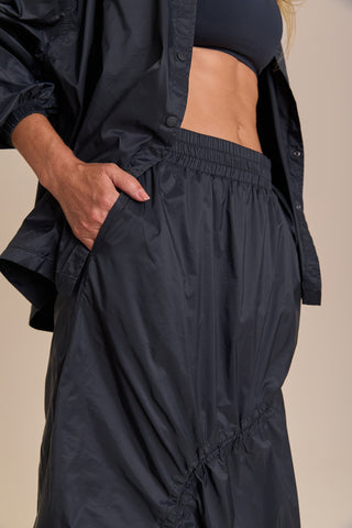 Nylon Light Midi Skirt