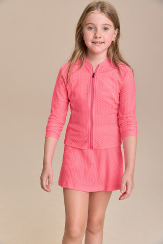 Effect Texture Run Kids Jacket