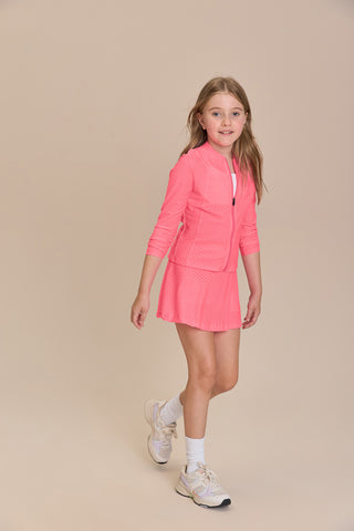 Effect Texture Run Kids Jacket