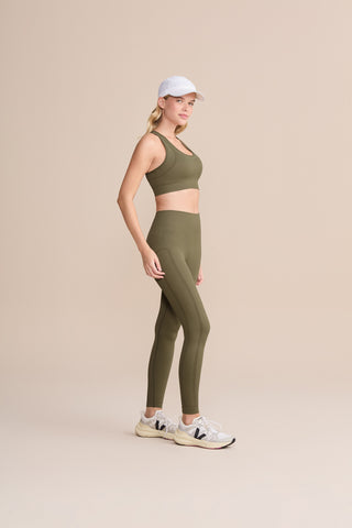 Mix Seamless Knit Racerback Sports Bra