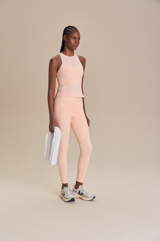 New Ribbed Knit Halter Tank