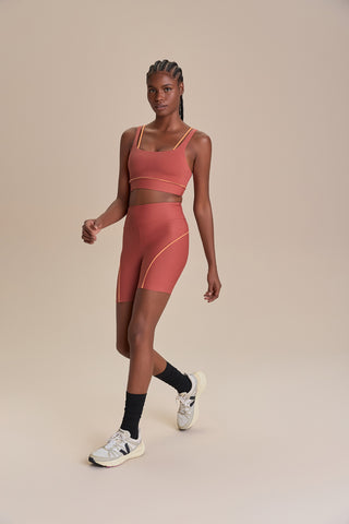 Contrast Piping Shorts