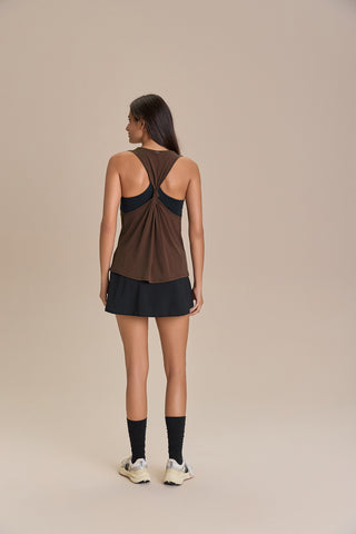 Comfort Racerback Tie Tank