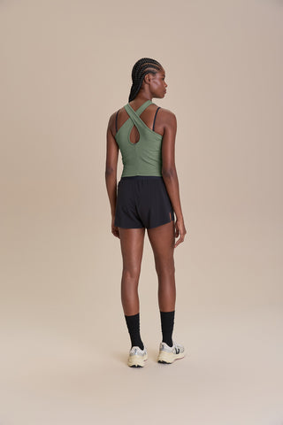 Way Cross Rib Tank Top