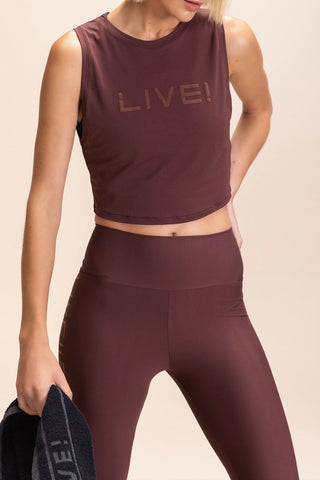 LIVE! Comfort Crop Tank Top