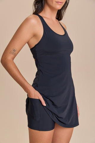 Wide Dress and Shorts Set