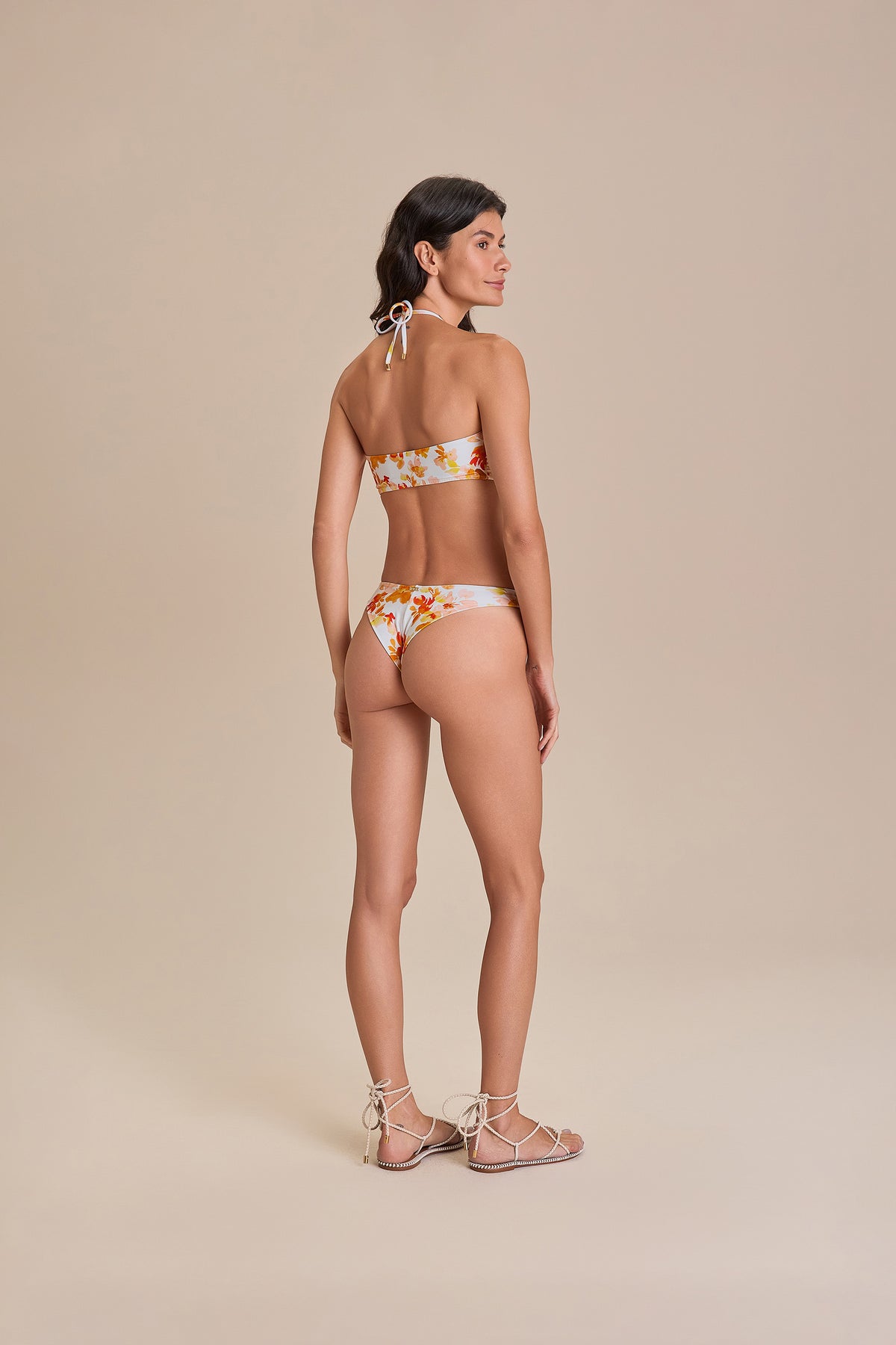 Sundrop Ruched Bandeau Bikini Top