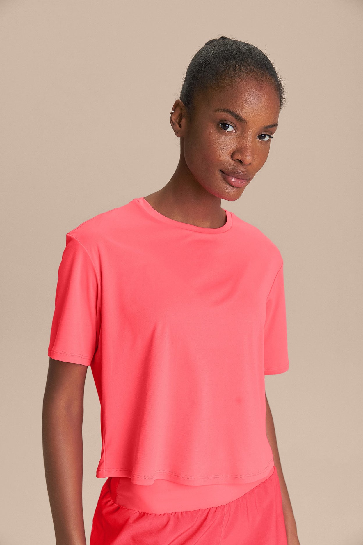 Bio Stretch Cropped T-Shirt