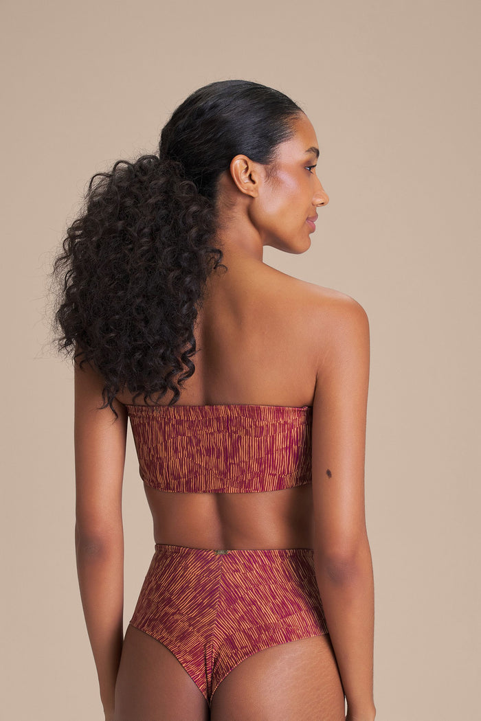 Fading Dunes High-Waisted Bikini Bottom