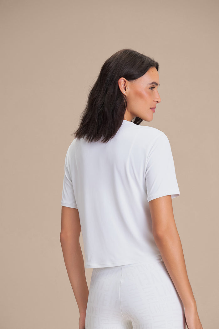 Bio Stretch Cropped T-Shirt