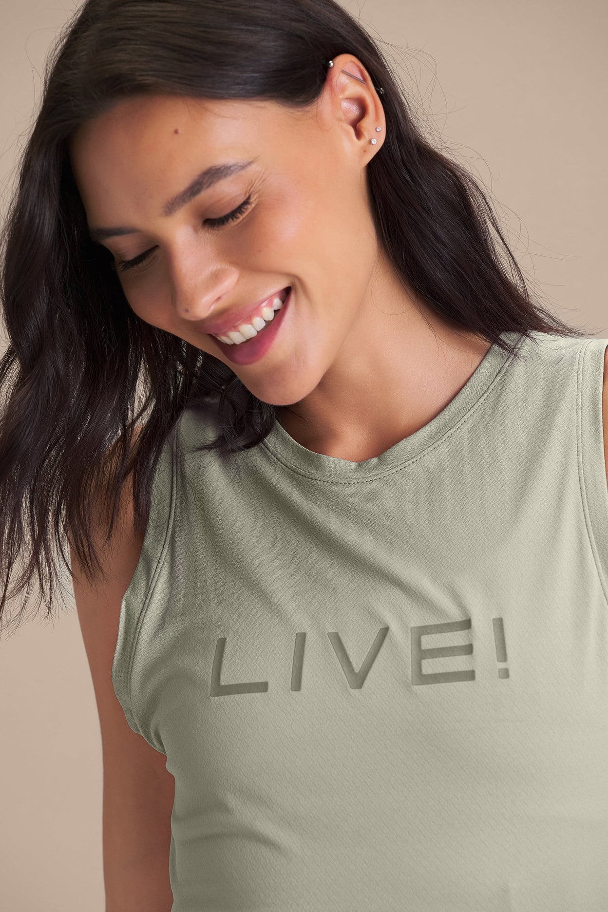 LIVE! Comfort Crop Tank Top