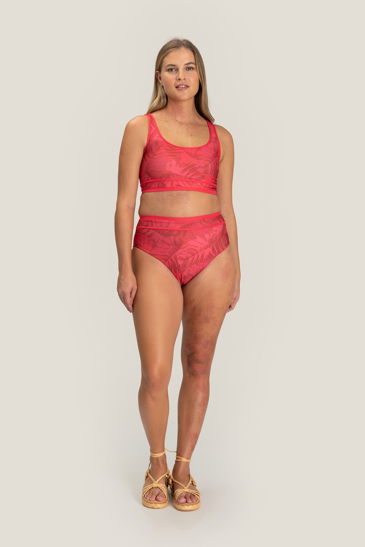 Leafy High Rise Hot Pant