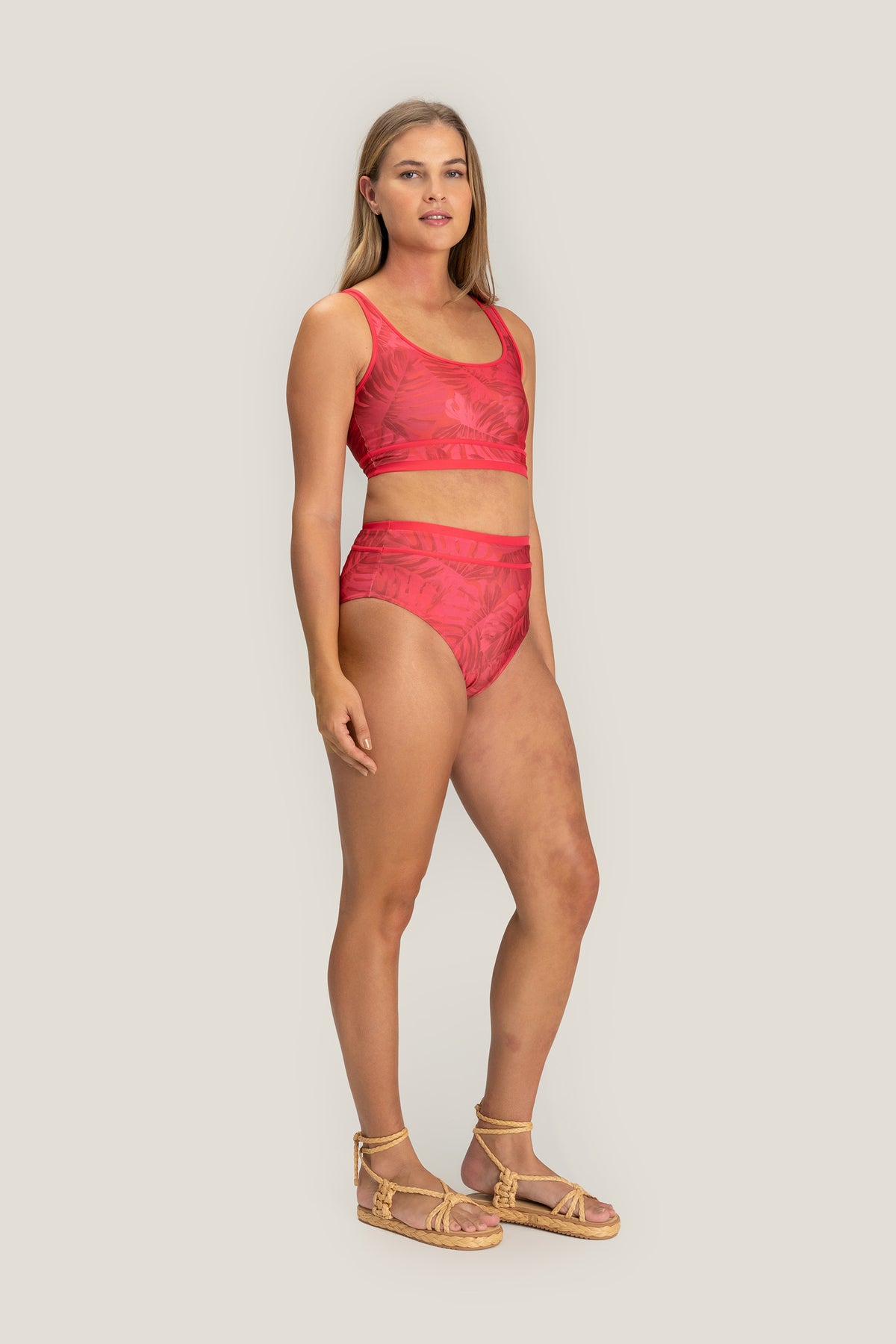 Leafy High Rise Hot Pant