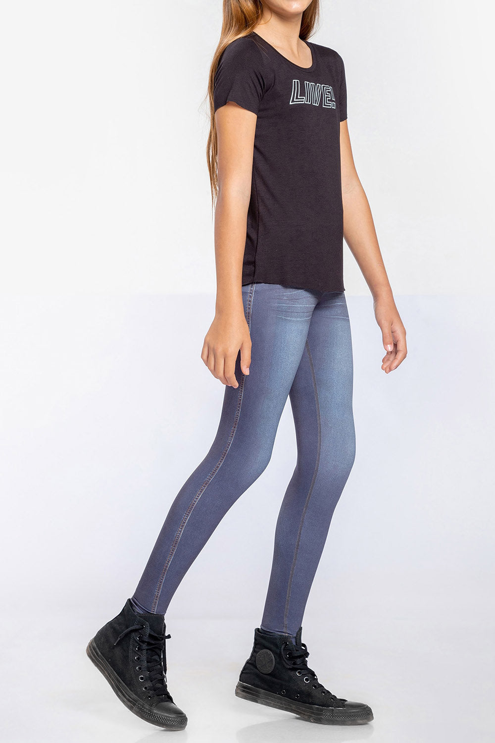 Kids Cool Reversible Denim Legging