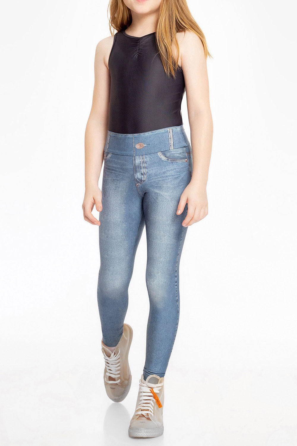 Kids Denim Mix Legging