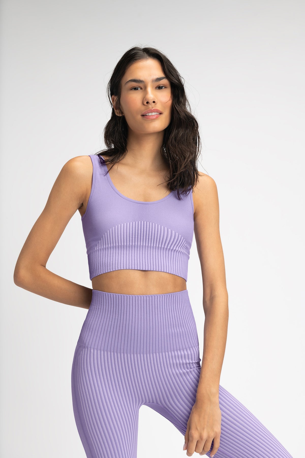 Rib Seamless Sports Bra
