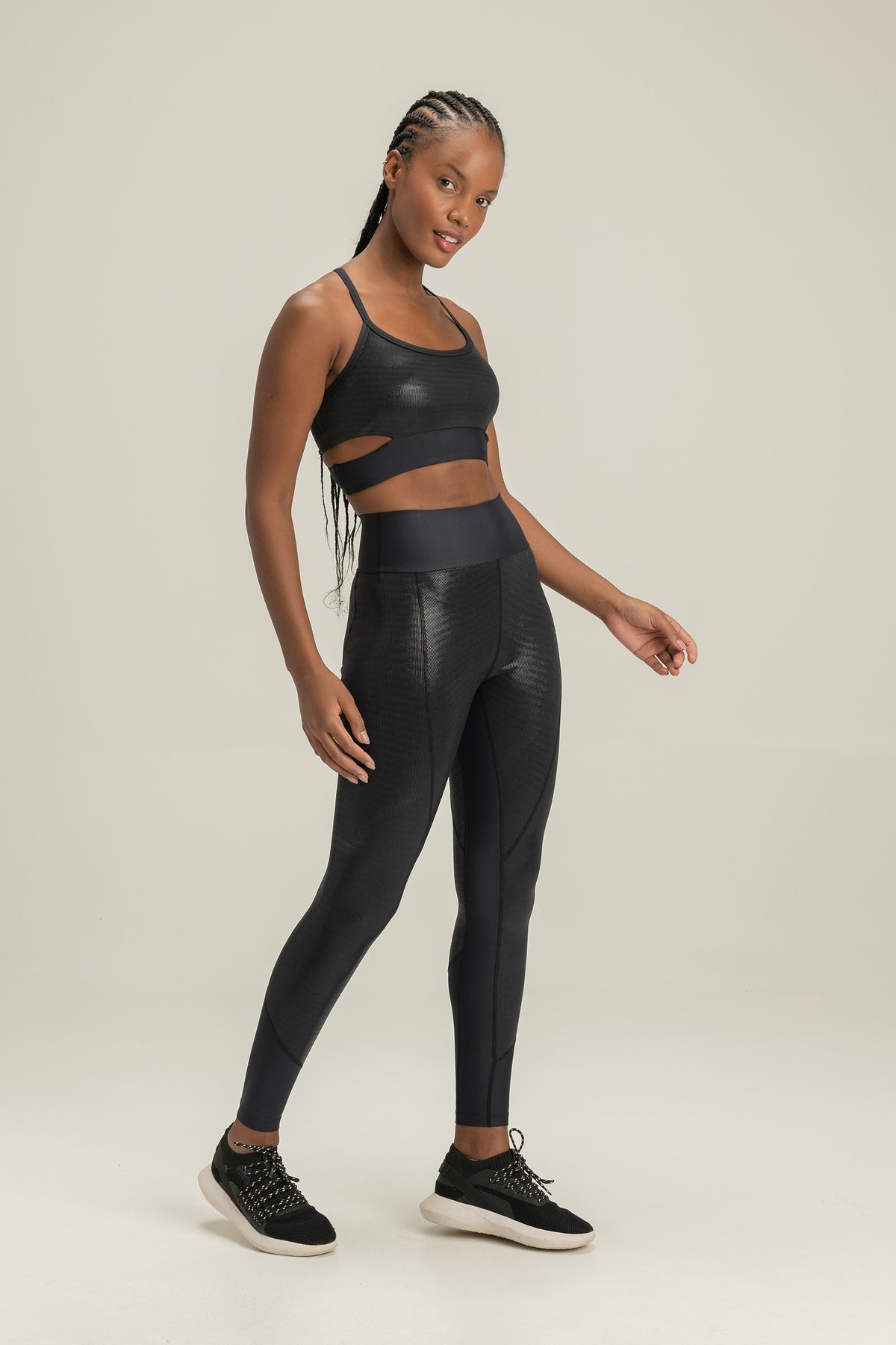 Rib Shine Leggings