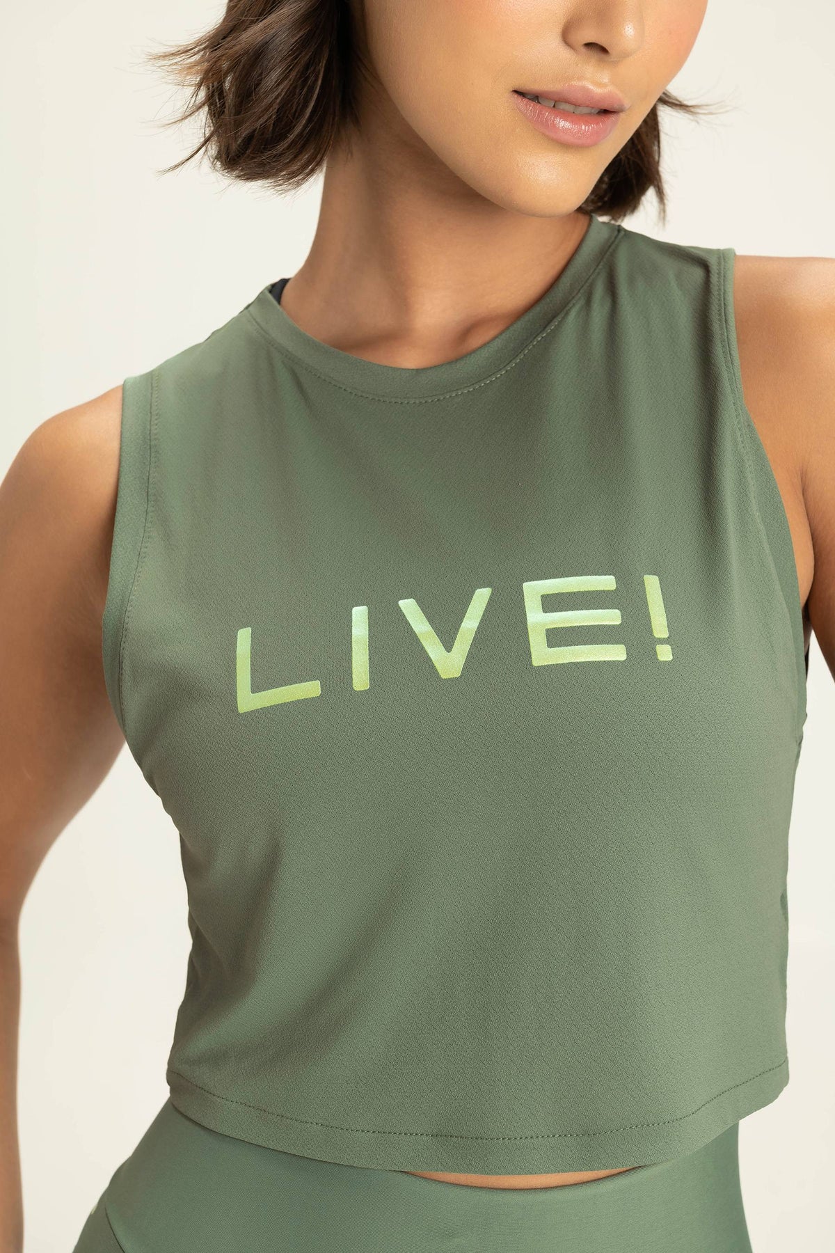 LIVE! Comfort Crop Tank Top