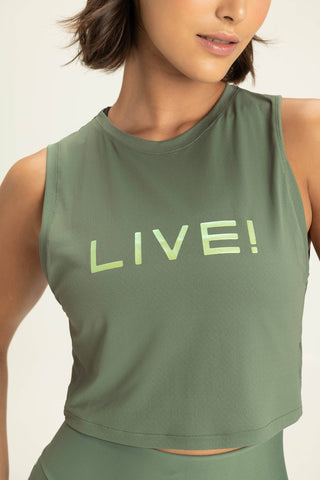 LIVE! Comfort Crop Tank Top