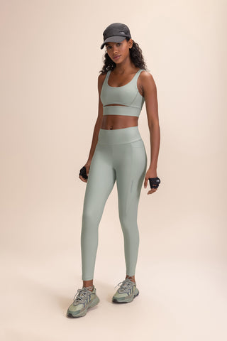 Green Sports Bra