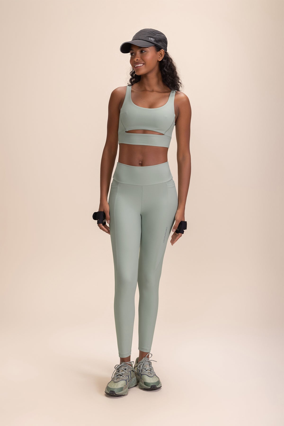 Green Sports Bra