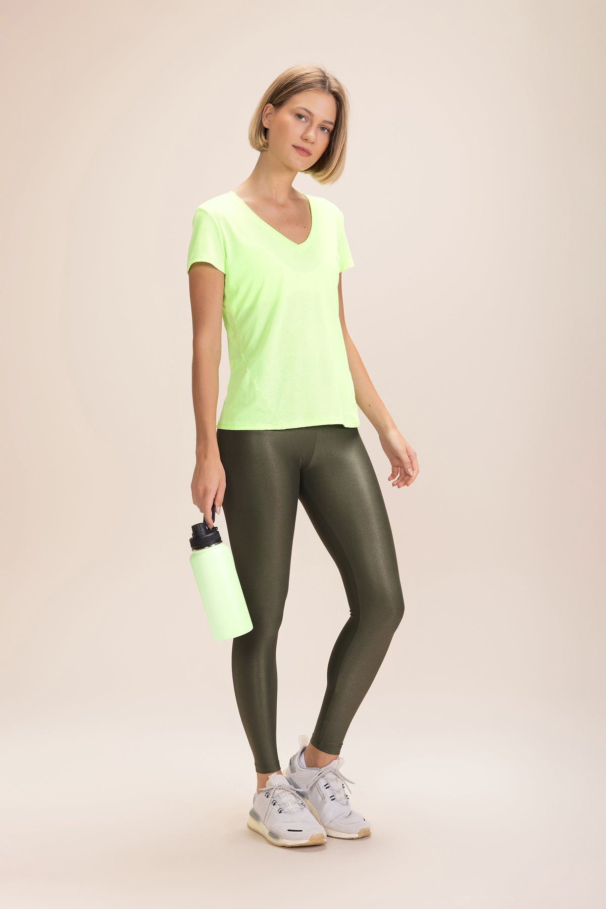 Action Side V-Neck T-Shirt