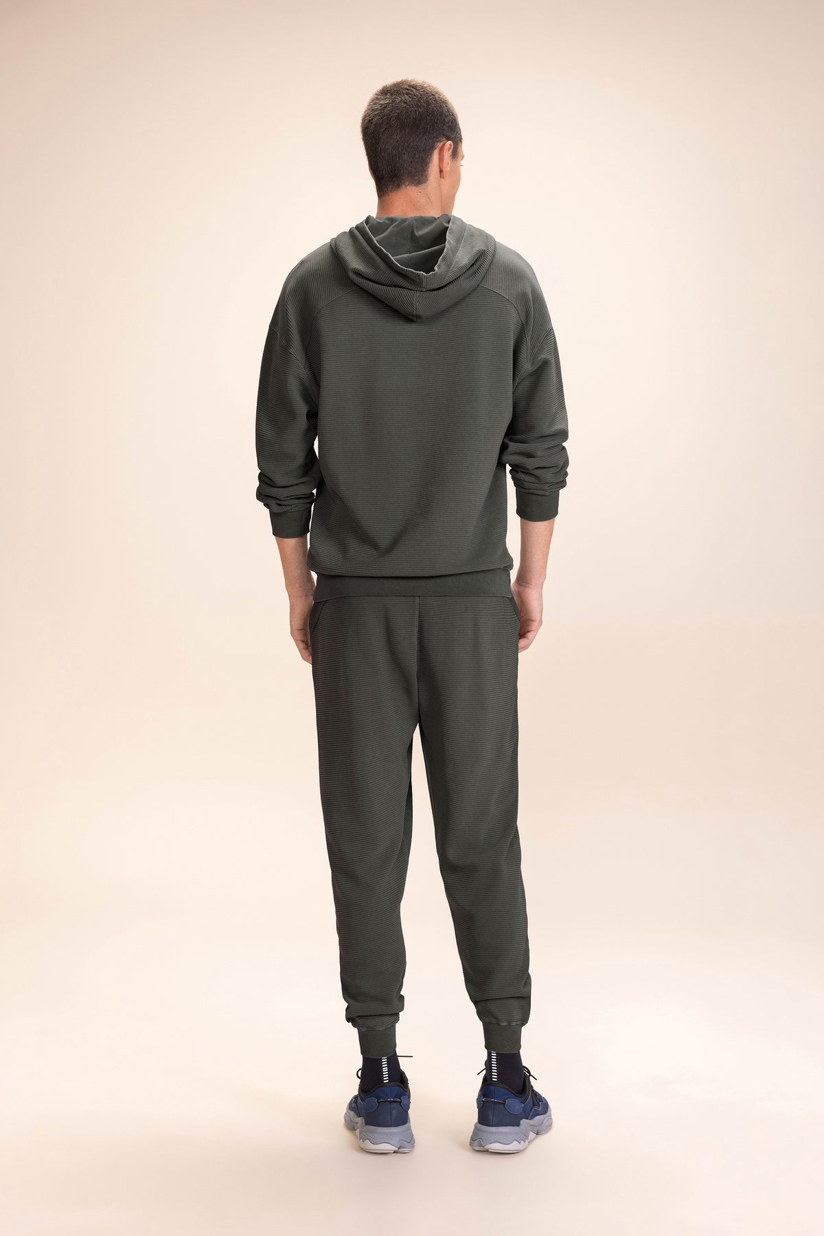 Ribbed Washed Men's Pants