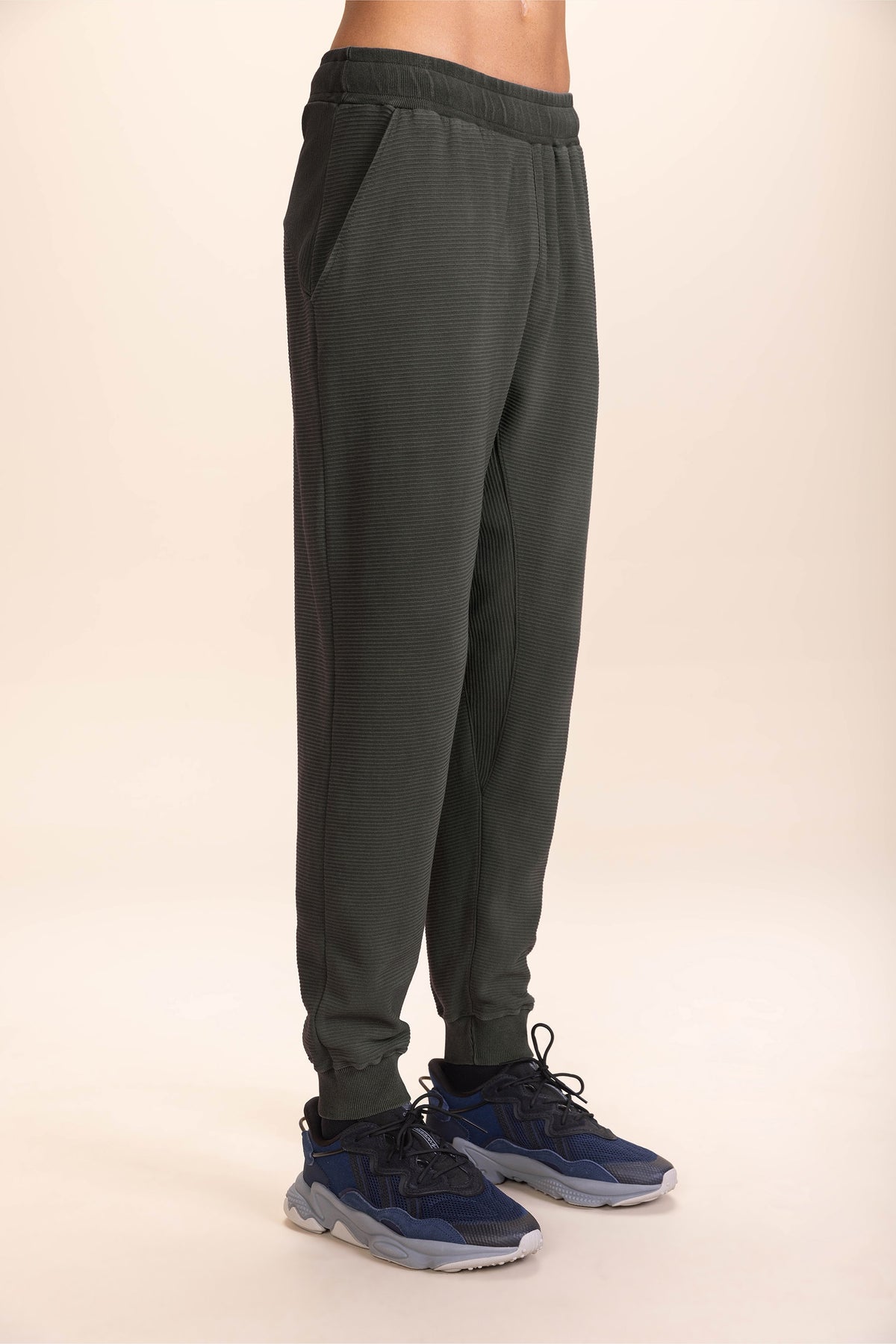 Ribbed Washed Men's Pants