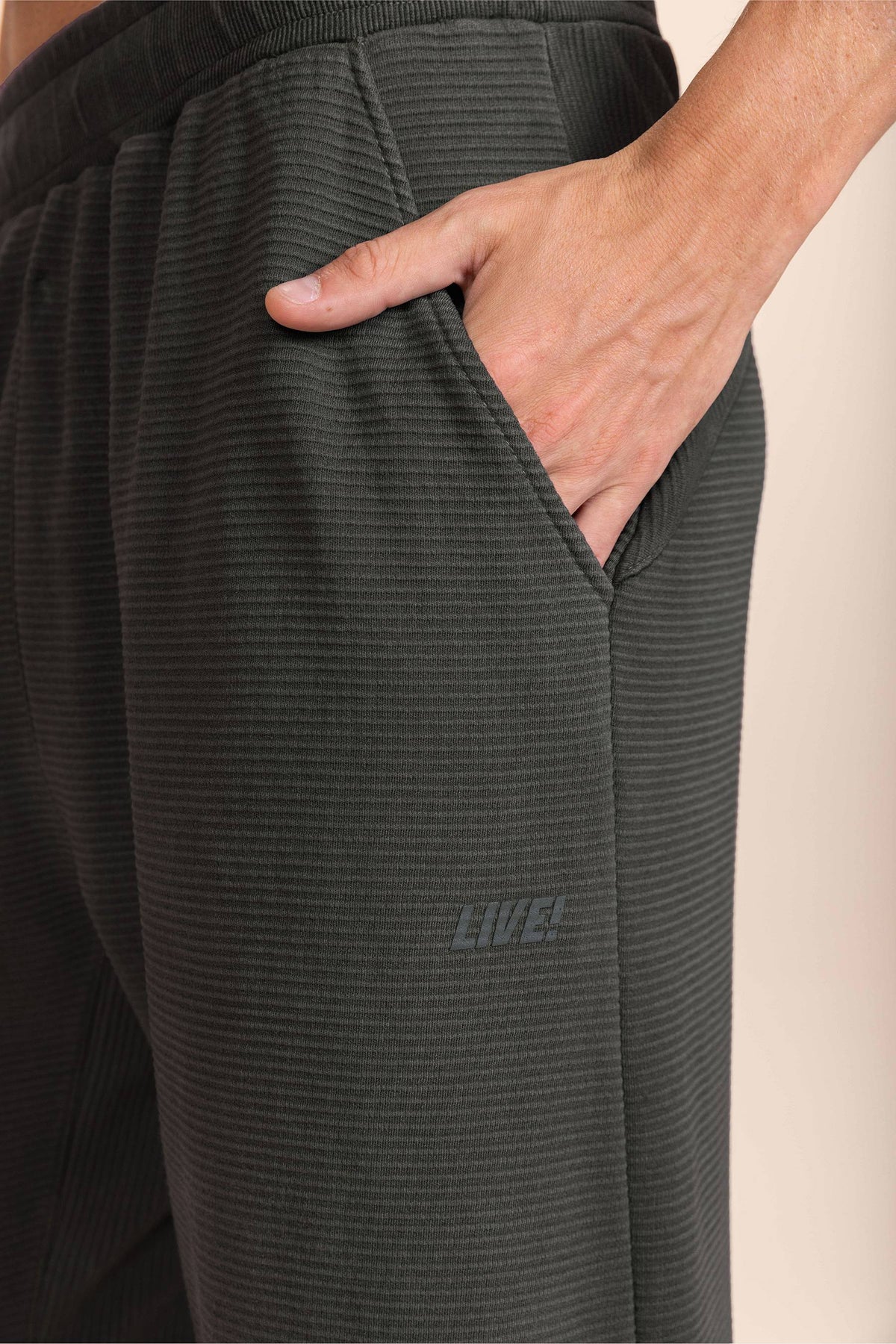 Ribbed Washed Men's Pants