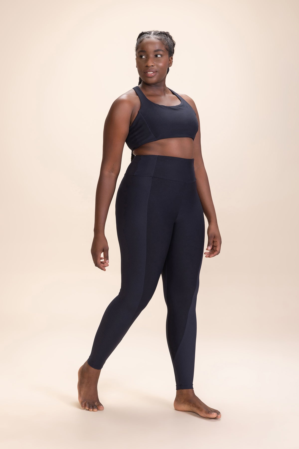 Rib Way Stirrup Leggings