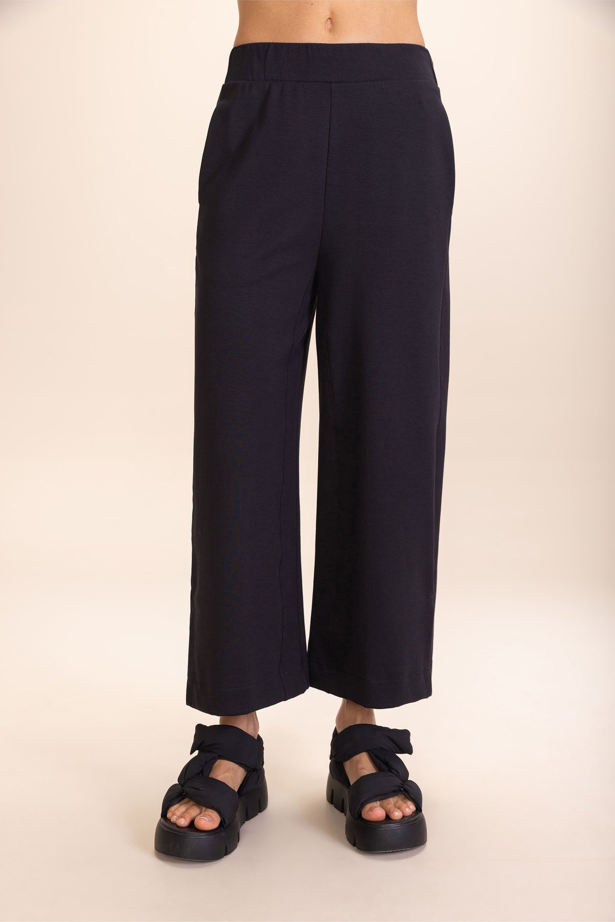 Galax Knit Wide-Leg Pants