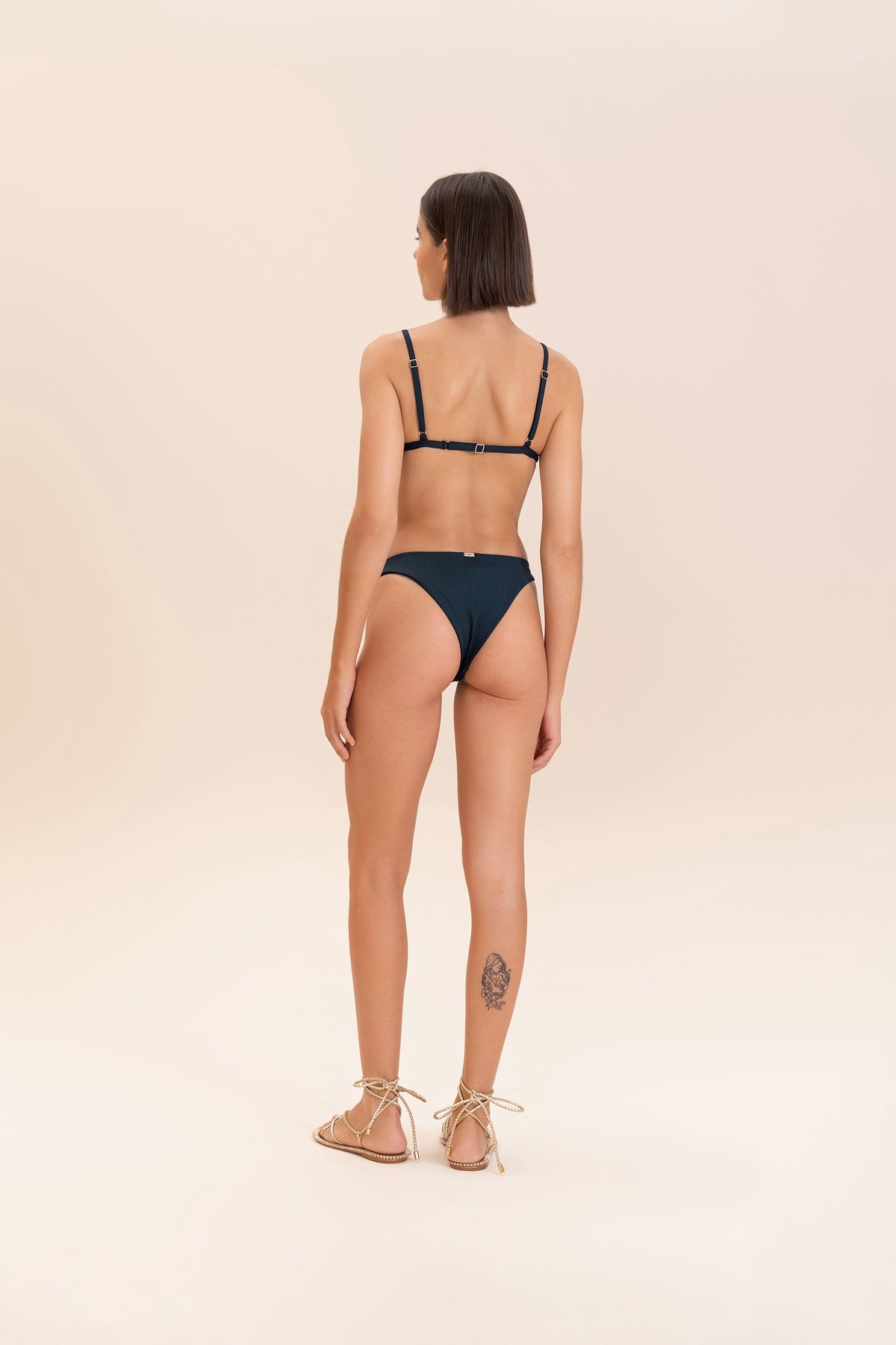 Gloss Triangle Bikini Top