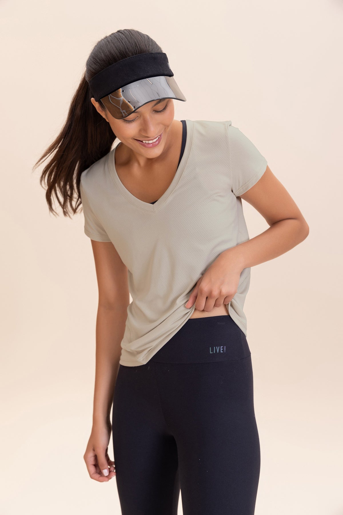 Action Side V-Neck T-Shirt