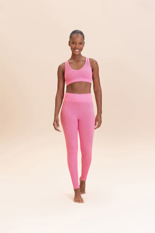 Rib Classic Seamless V-neck Sports Bra