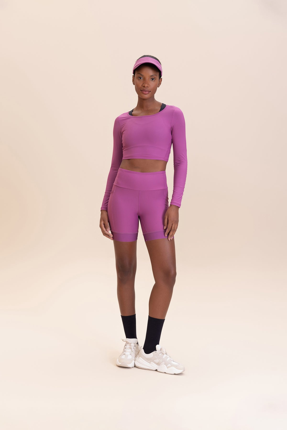 Harmony Crop Long-Sleeve Top