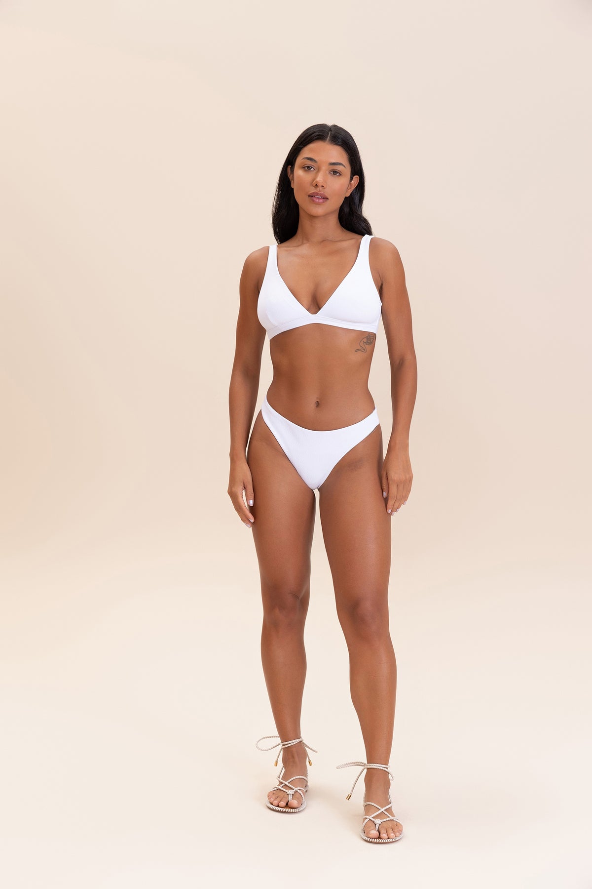 Wavy Triangle Bikini Top