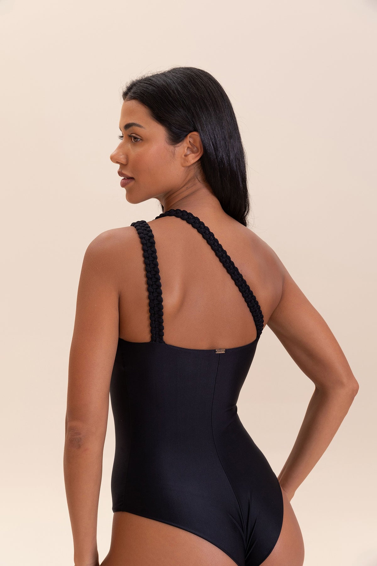 Shine One-Shoulder Cut OutOne-Piece Swimsuit