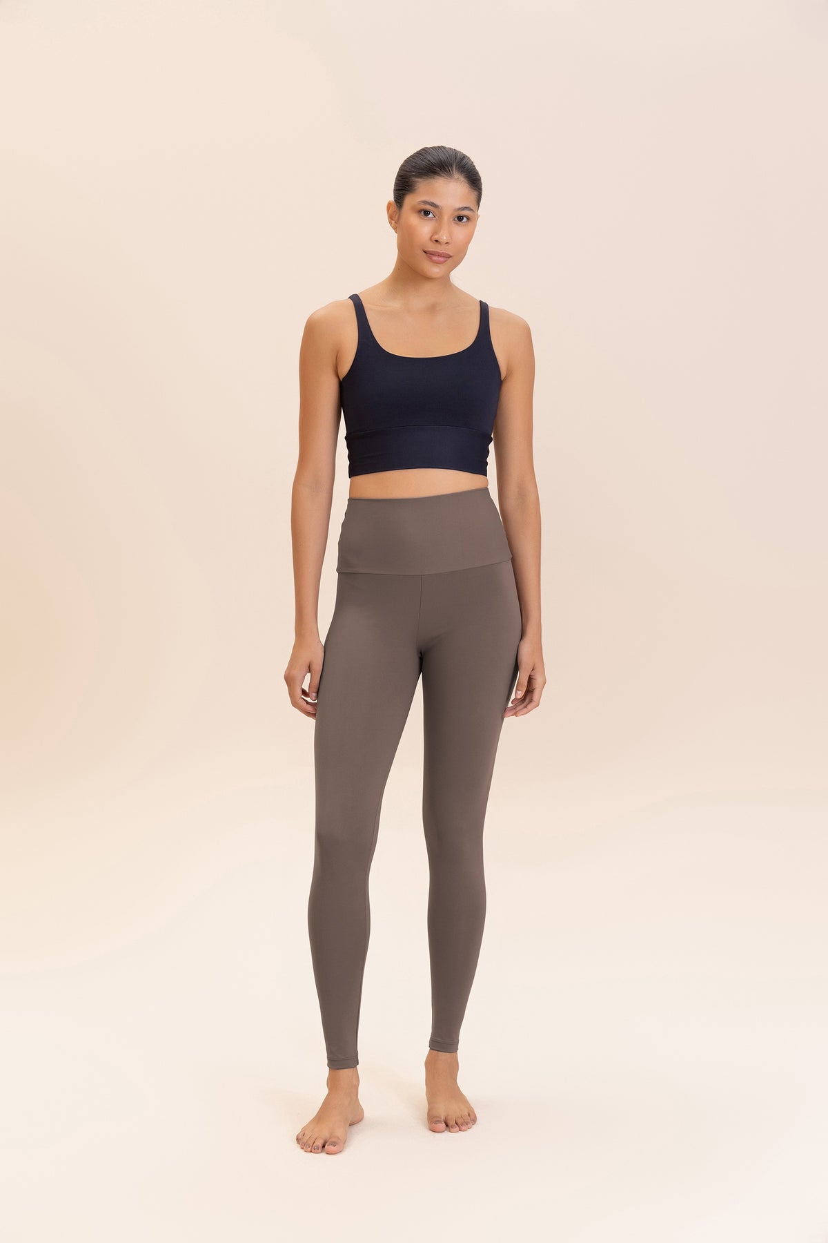 ByNature Wide-Waistband Long Leggings