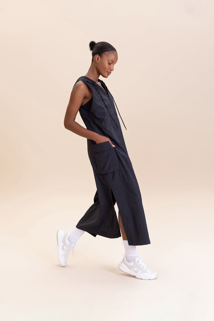 Nylon Net Midi Dress