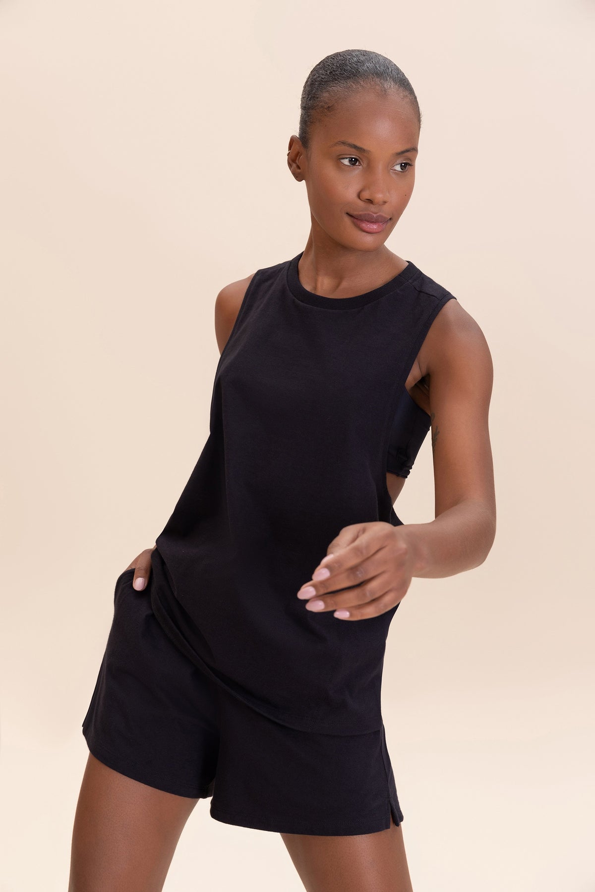 Long Comfort Jet Tank Top