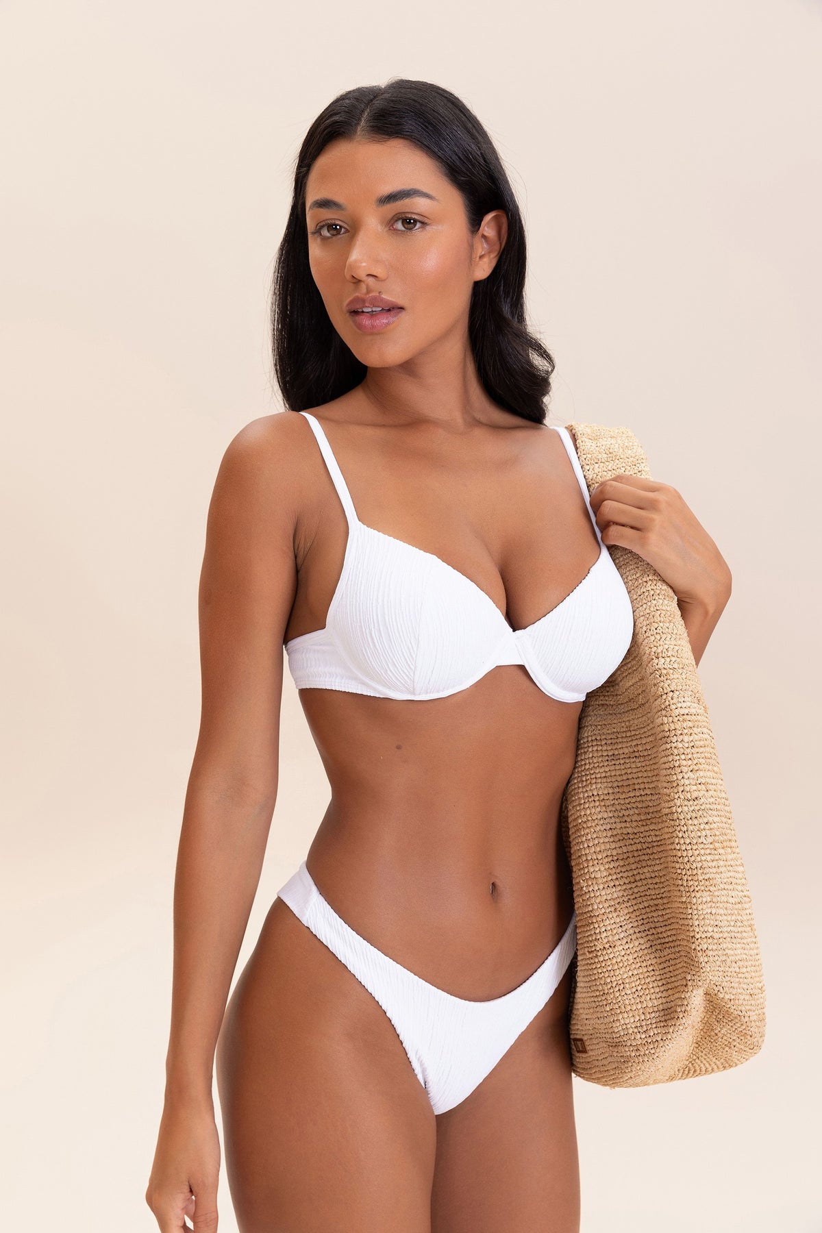 Curl Half-Cup Bikini Top