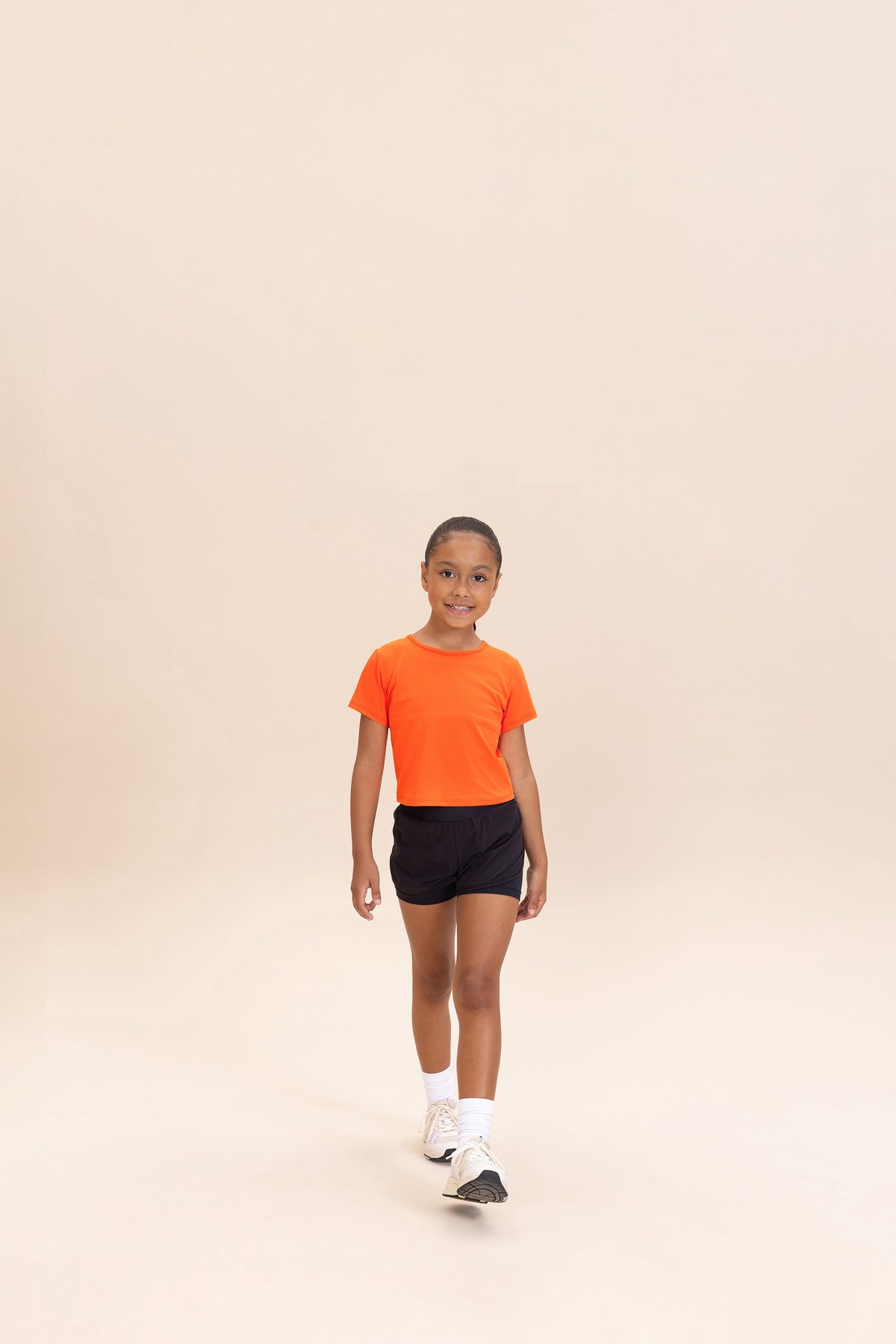 Ribbed Knit Kids T-shirt