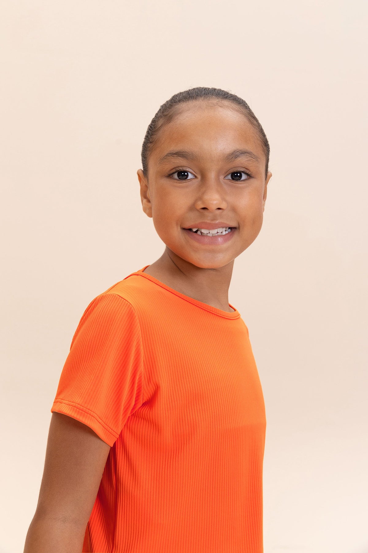 Ribbed Knit Kids T-shirt