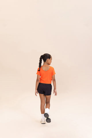 Ribbed Knit Kids T-shirt