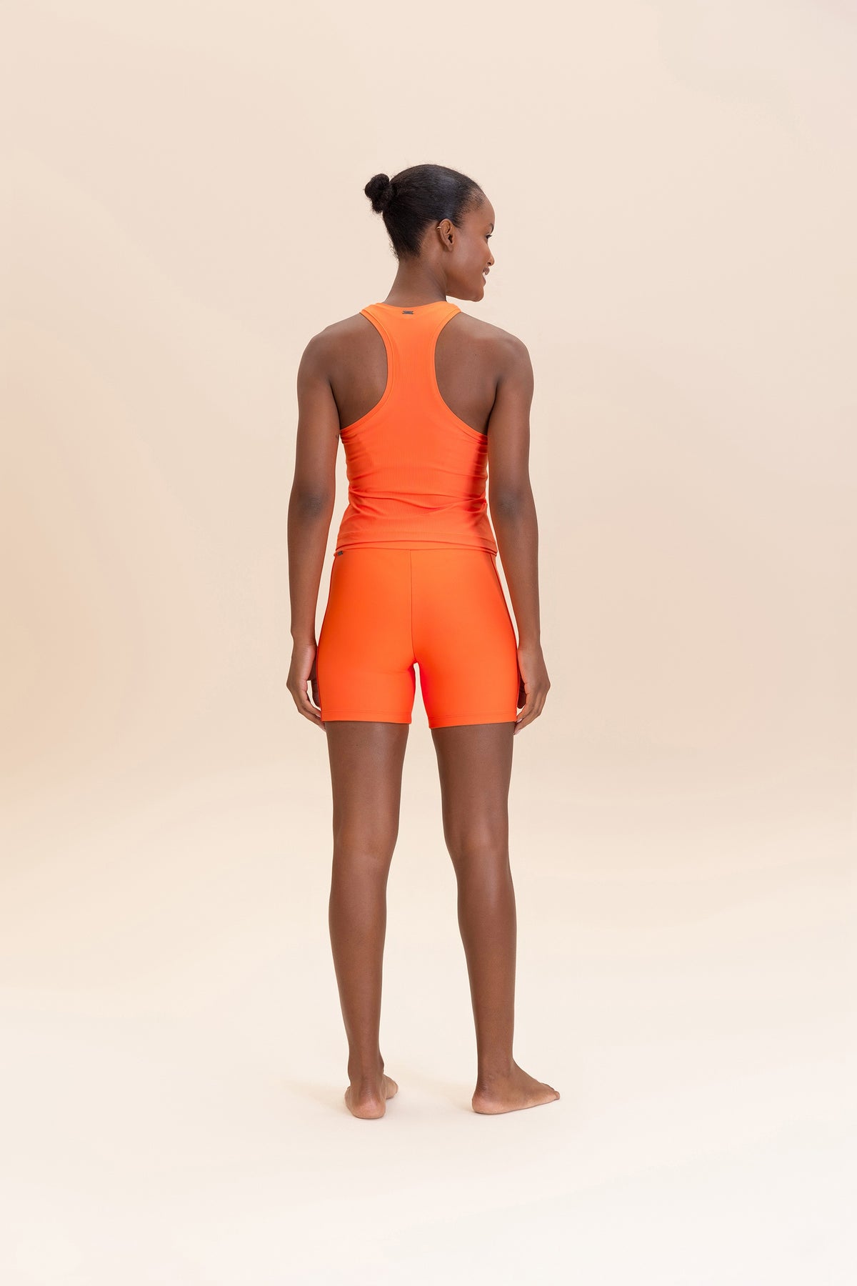 Halter Ribbed Knit Tank Top