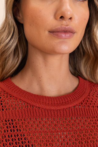 Knit Longline T-Shirt